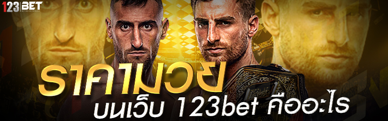 ราคามวย บนเว็บ 123bet คืออะไร