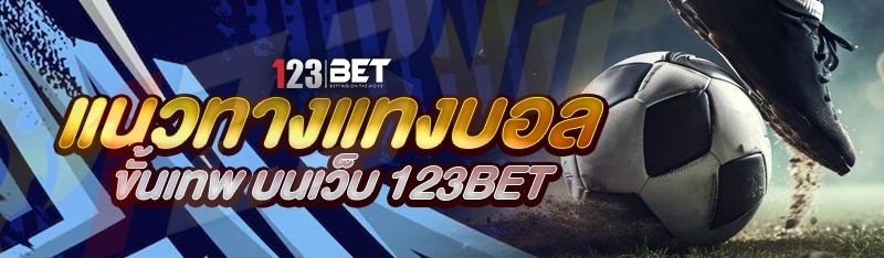 แนวทางแทงบอล ขั้นเทพ บนเว็บ 123bet